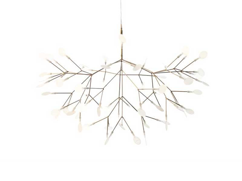 HERACLEUM Adjustable metal pendant lamp