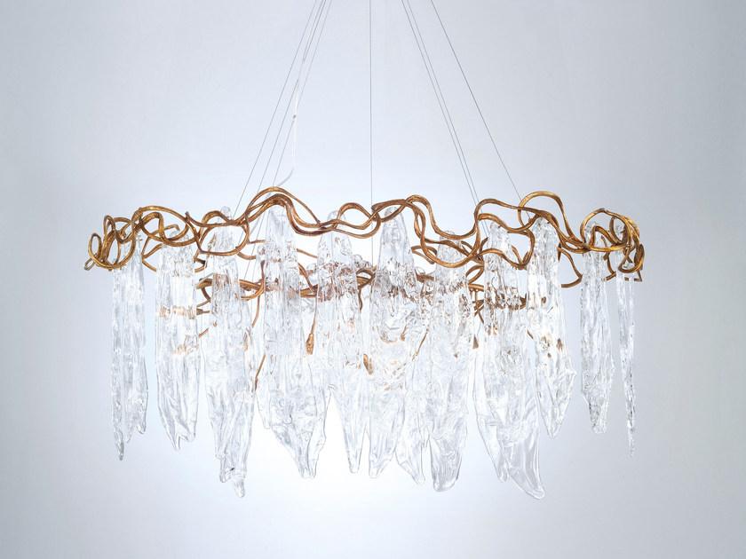 NIAGARA CT3366/19 Handmade bronze pendant lamp