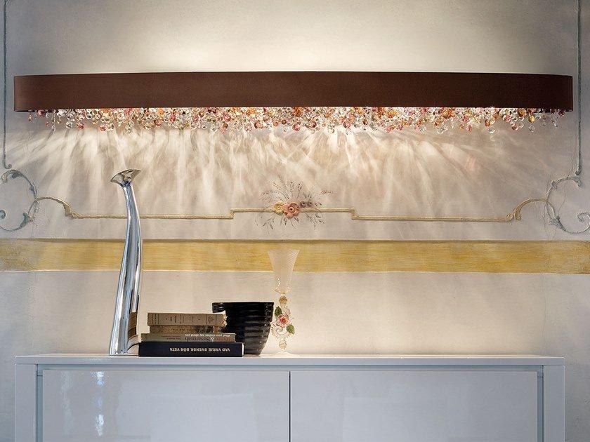 OLÁ A6 OV 160 Metal wall lamp with crystals with dimmer