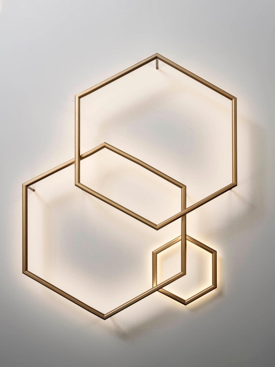 POLY ESAGONO PL Wall lamp / ceiling lamp
