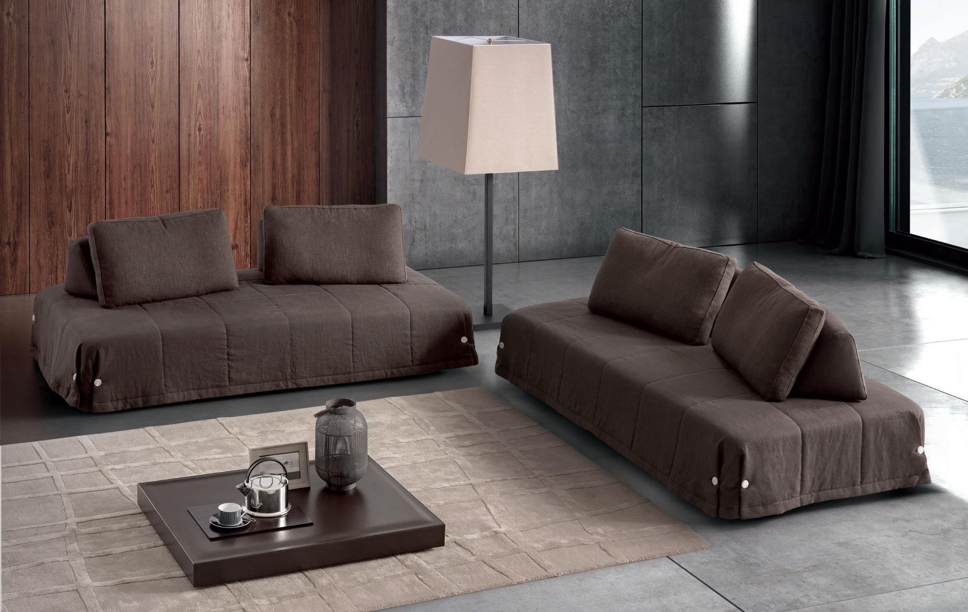 GHOST Fabric sofa bed with removable cover