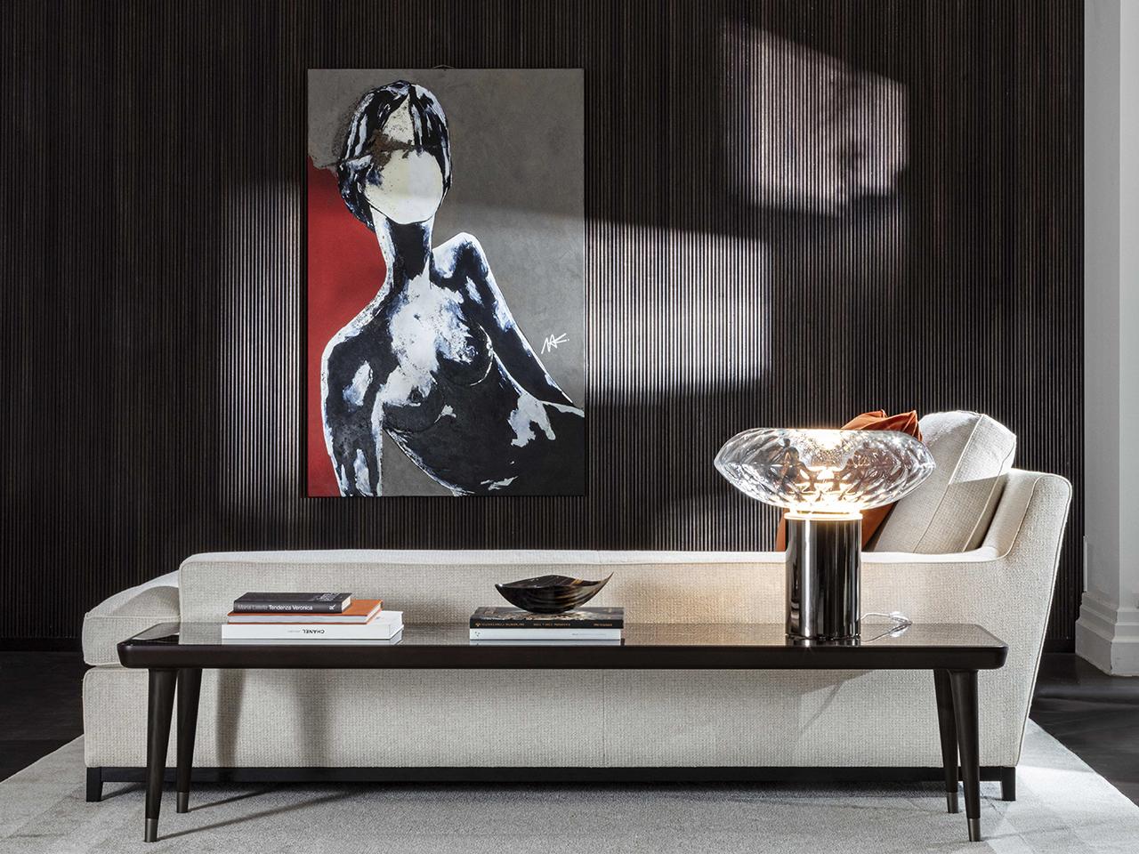 CICLA 203/LG LED blown glass table lamp