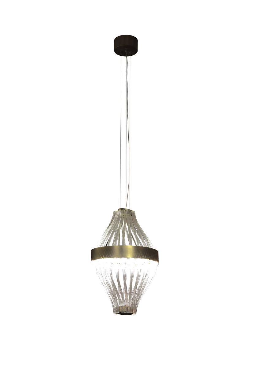 WICKER Glass pendant lamp