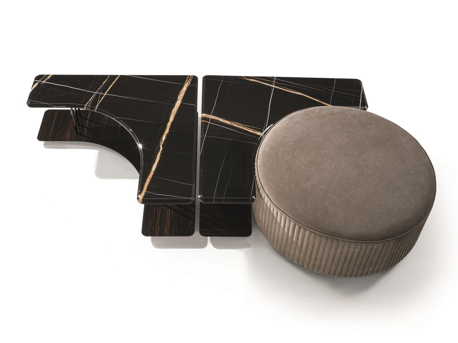 SATURN Square metal coffee table