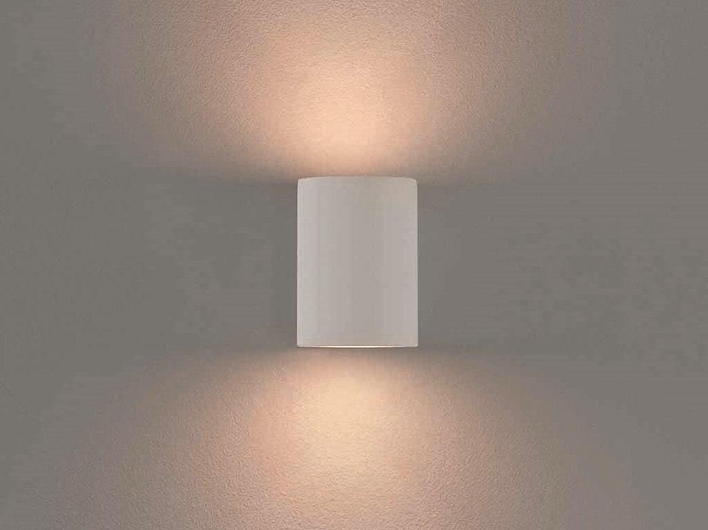 PERO Plaster wall light with dimmer