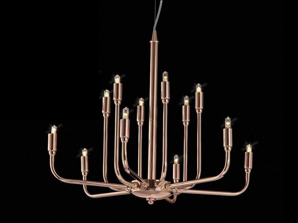 TOGO LED brass chandelier