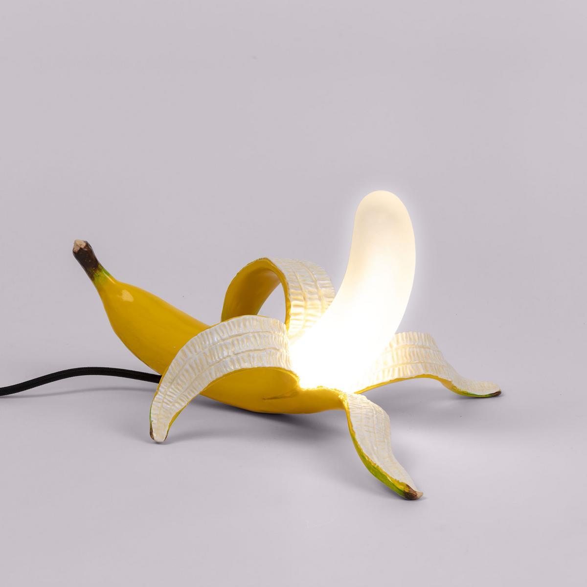 BANANA LAMP YELLOW DEWEY LED resin and glass table lamp BANANA LAMP YELLOW DEWEY LED resin and glass table lamp