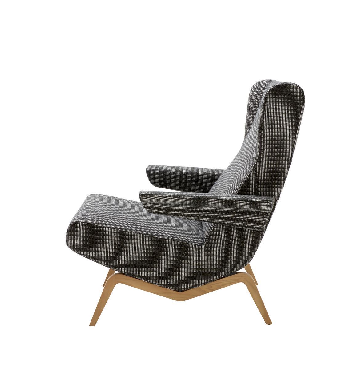ARCHI Fabric armchair with armrests