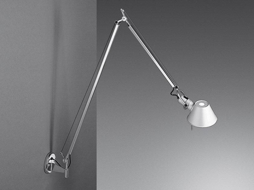 TOLOMEO BRACCIO Aluminium wall lamp with swing arm
