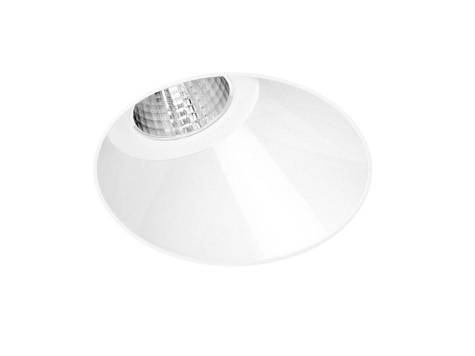 SHOT LIGHT M ASYMMETRIC TRIMLESS LED round recessed aluminium spotlight