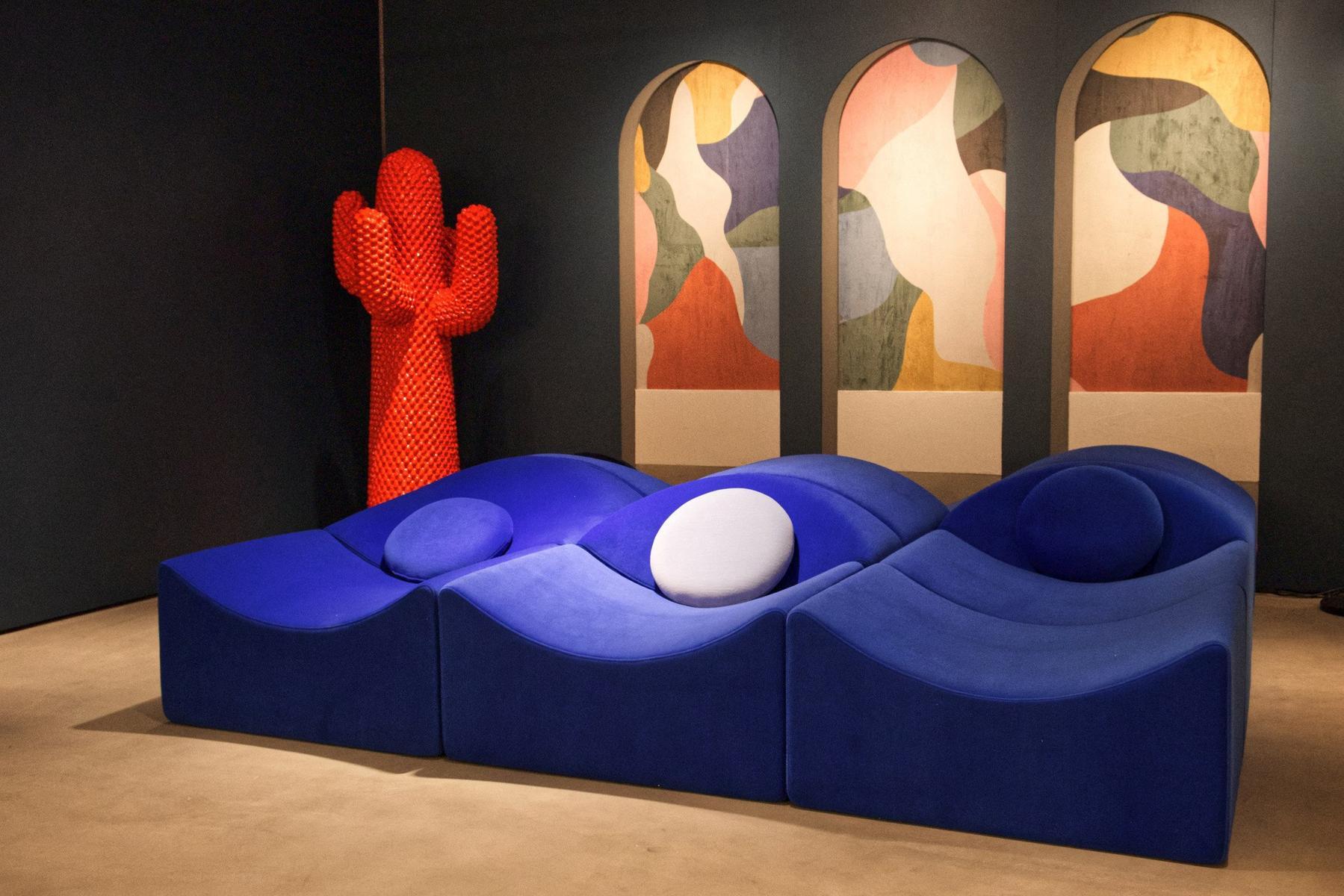 ASMARA Modular fabric sofa