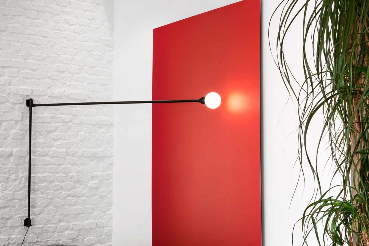 POTENCE PIVOTANTE Adjustable aluminium wall lamp