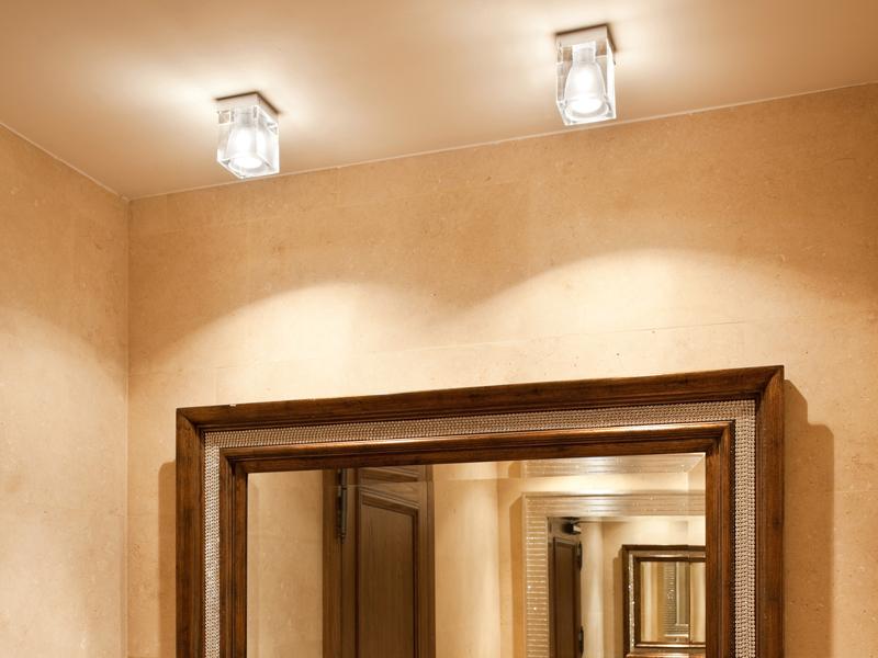 CUBETTO Ceiling crystal spotlight