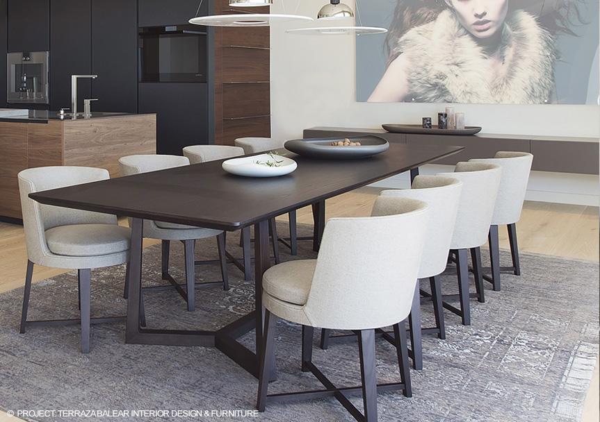 JIFF Rectangular solid wood table