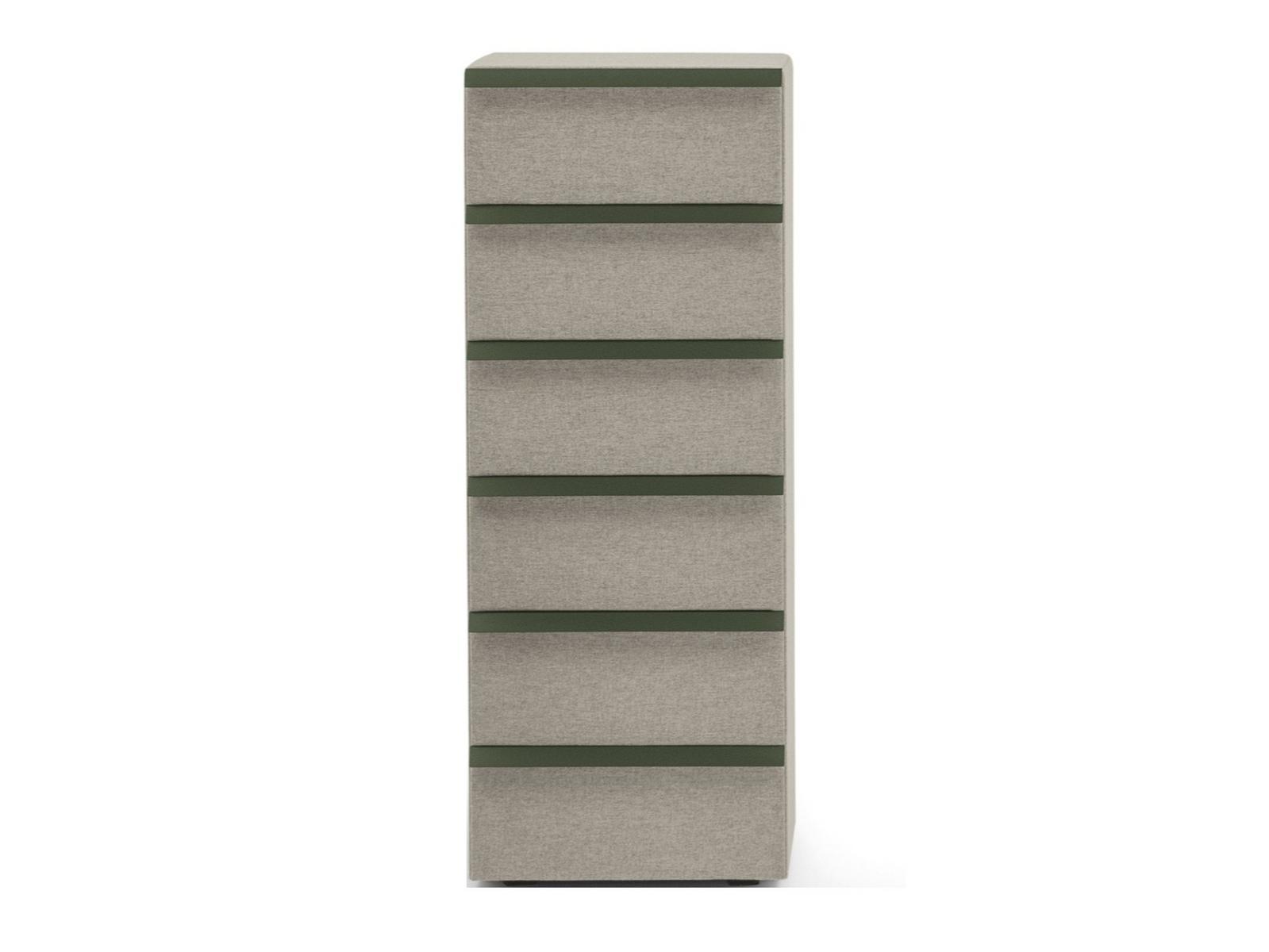 OIKOS Wooden and fabric storage system