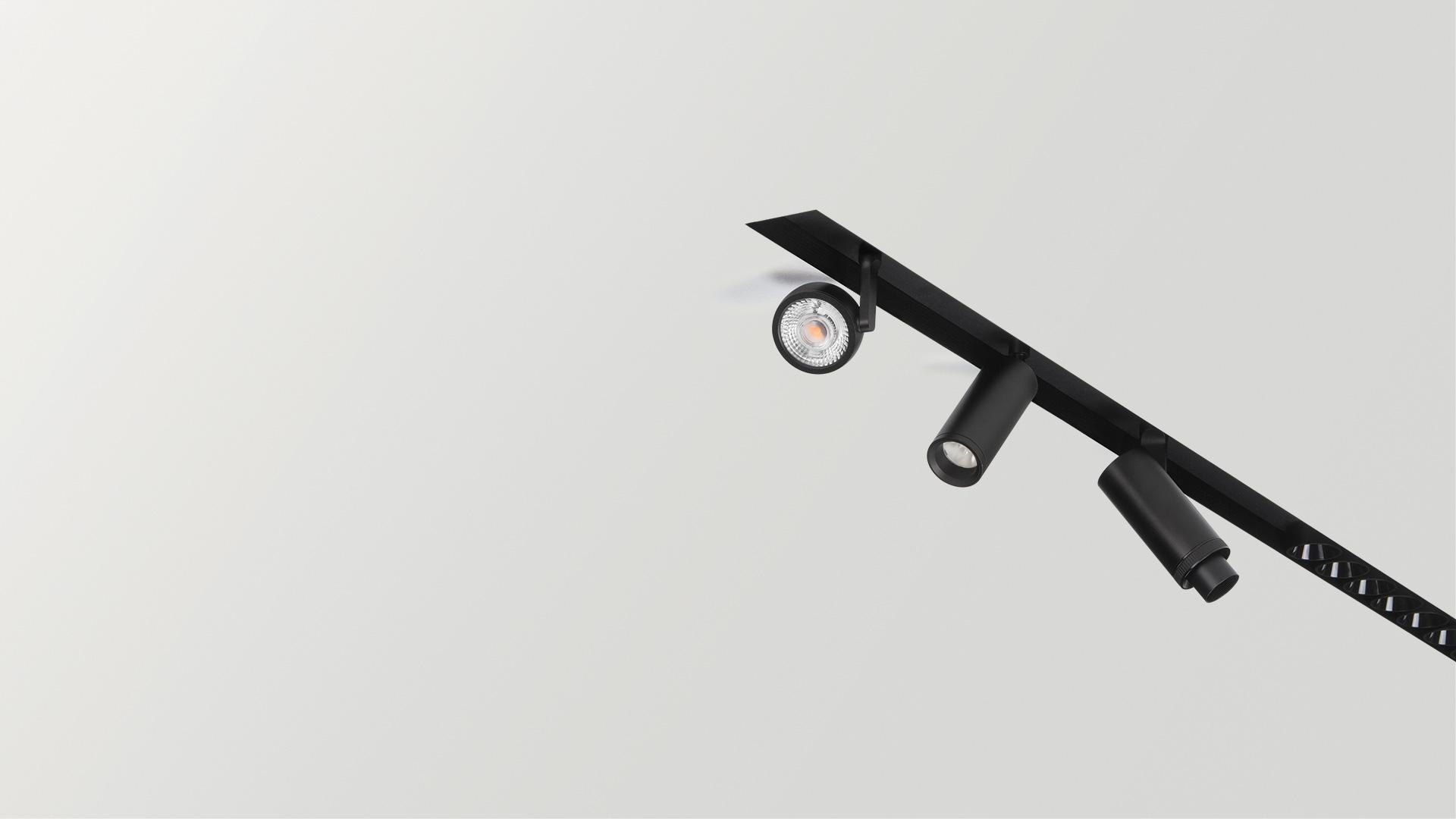 BLACK FOSTER FIT 35 LED aluminium spotlight