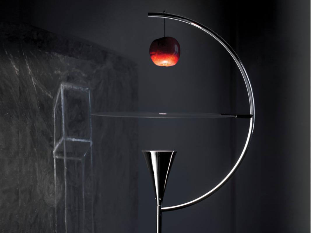 NEWTON LED chrome plated floor lamp