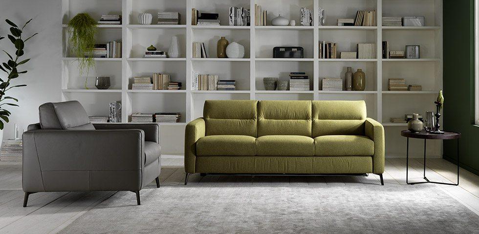 FASCINO Sectional leather sofa