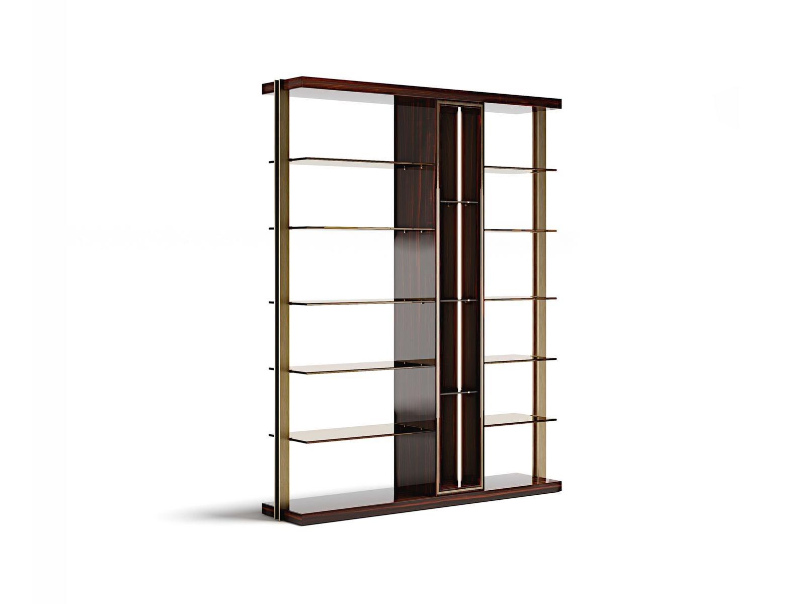 BIBLO Open wall-mounted wooden bookcase