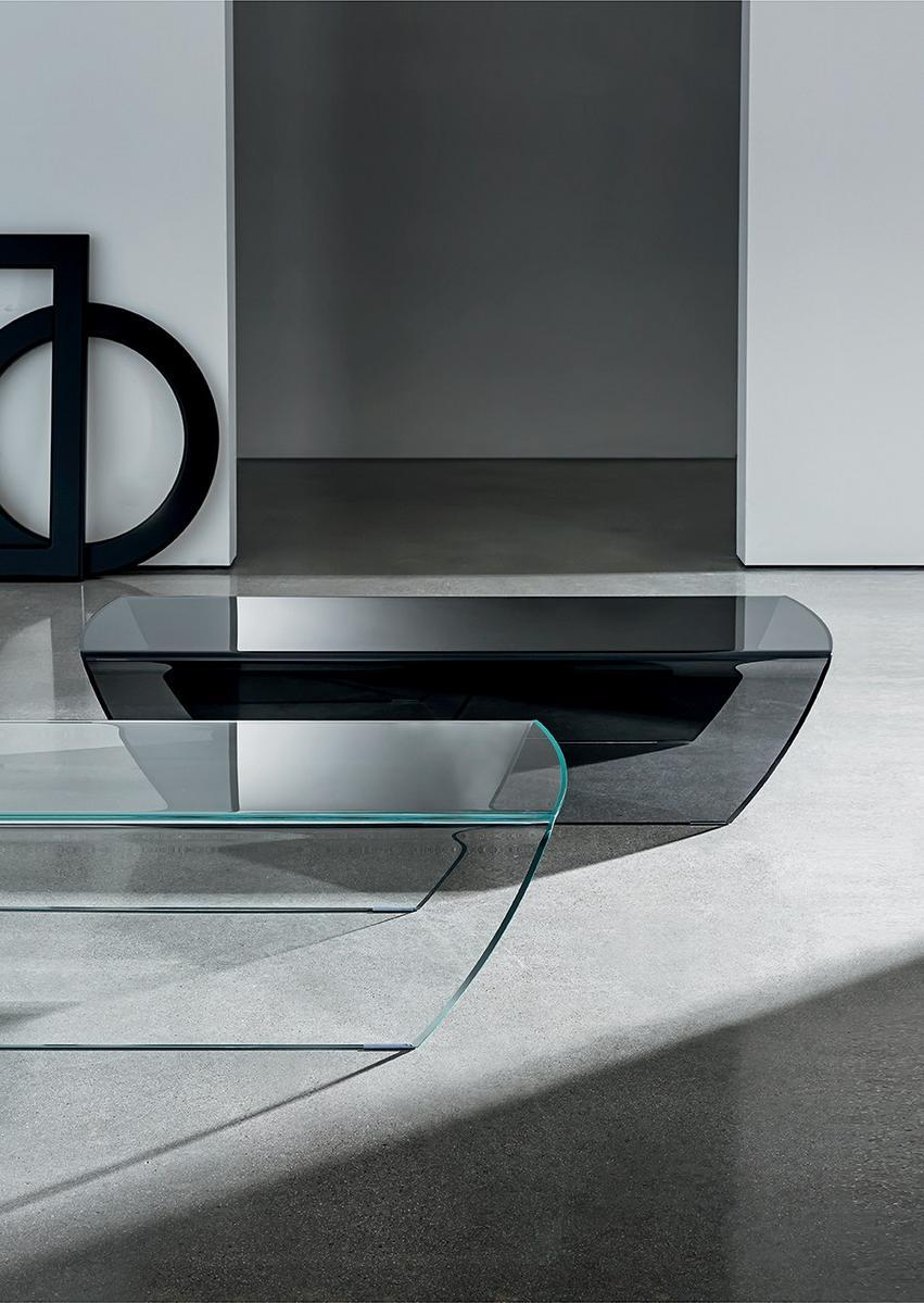 TAKY Low glass coffee table
