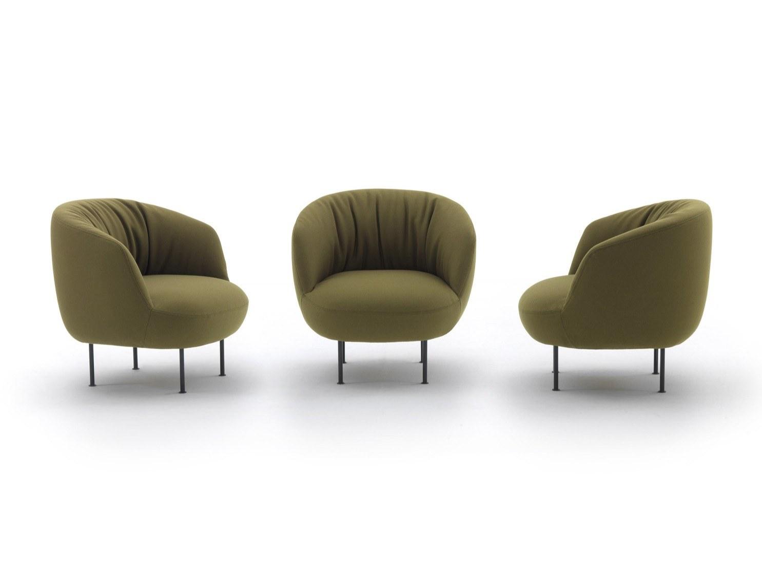 SUPPLI’ Upholstered fabric easy chair