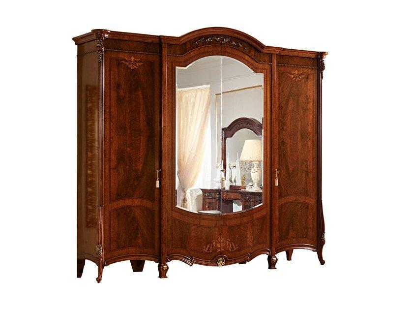 PRESTIGE Mirrored wooden wardrobe