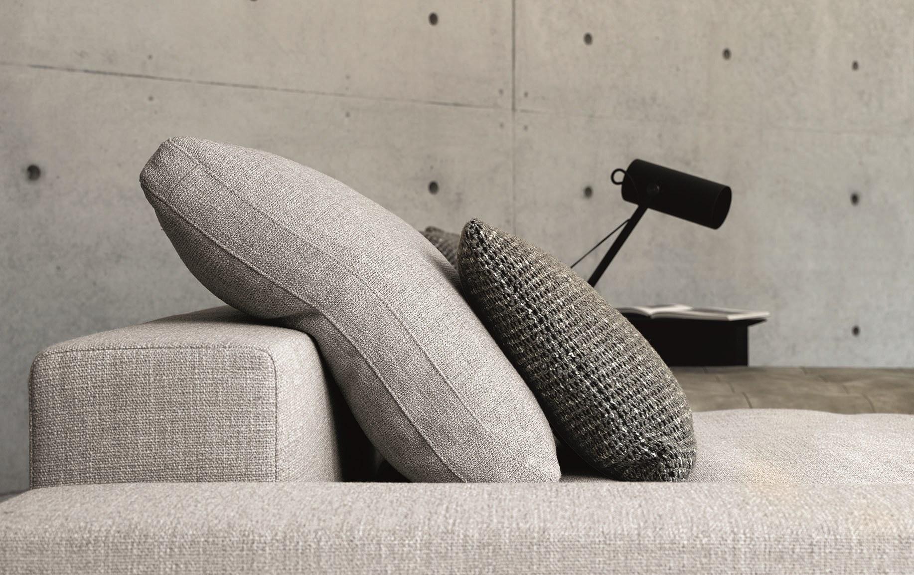 KUBIC Sectional fabric sofa with removable cover