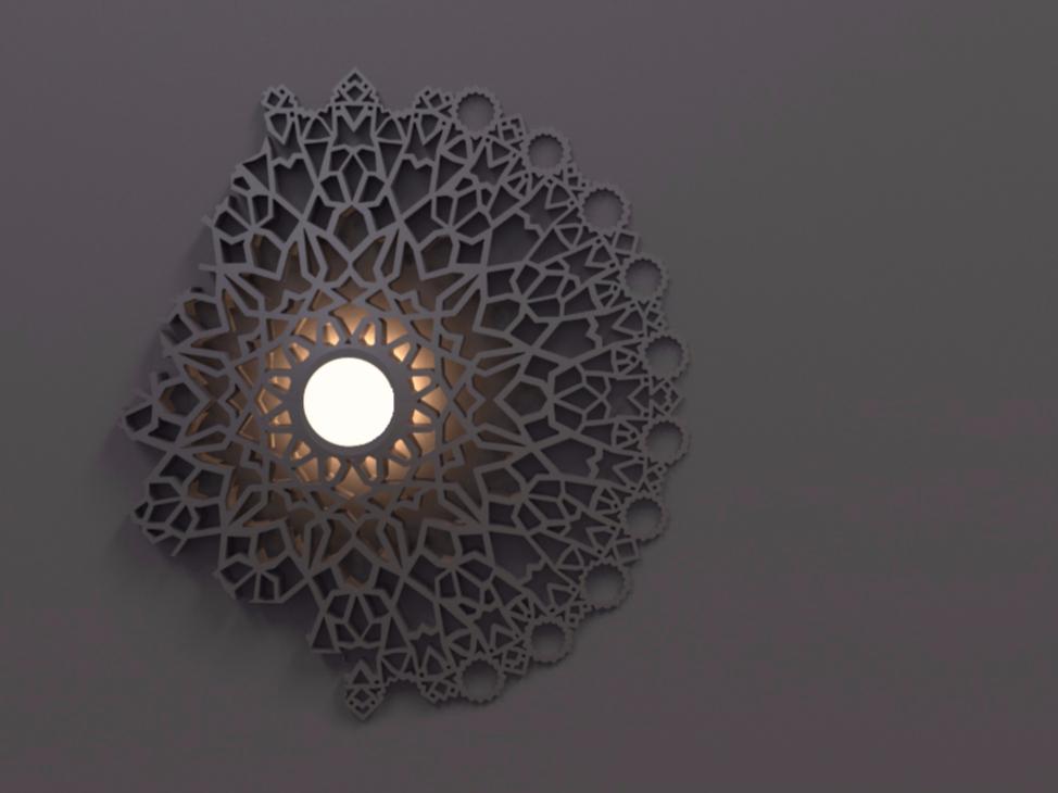 NOTREDAME LED direct light cultured marble wall lamp
