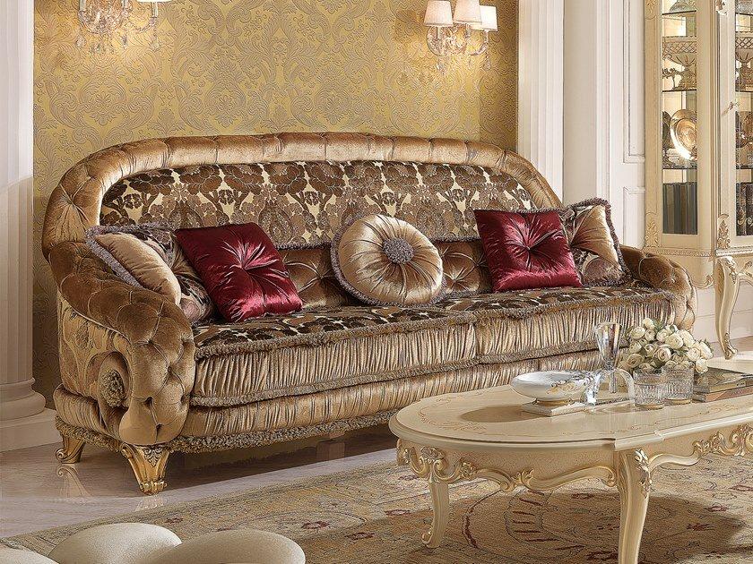 DAVID 3 seater fabric sofa