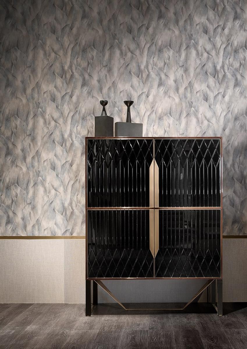 PRISMA Wooden highboard with doors