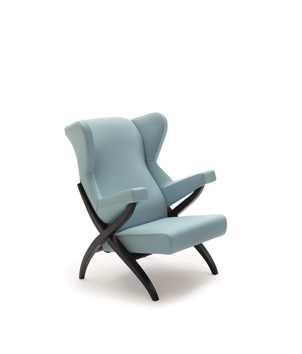 FIORENZA Fabric armchair with armrests
