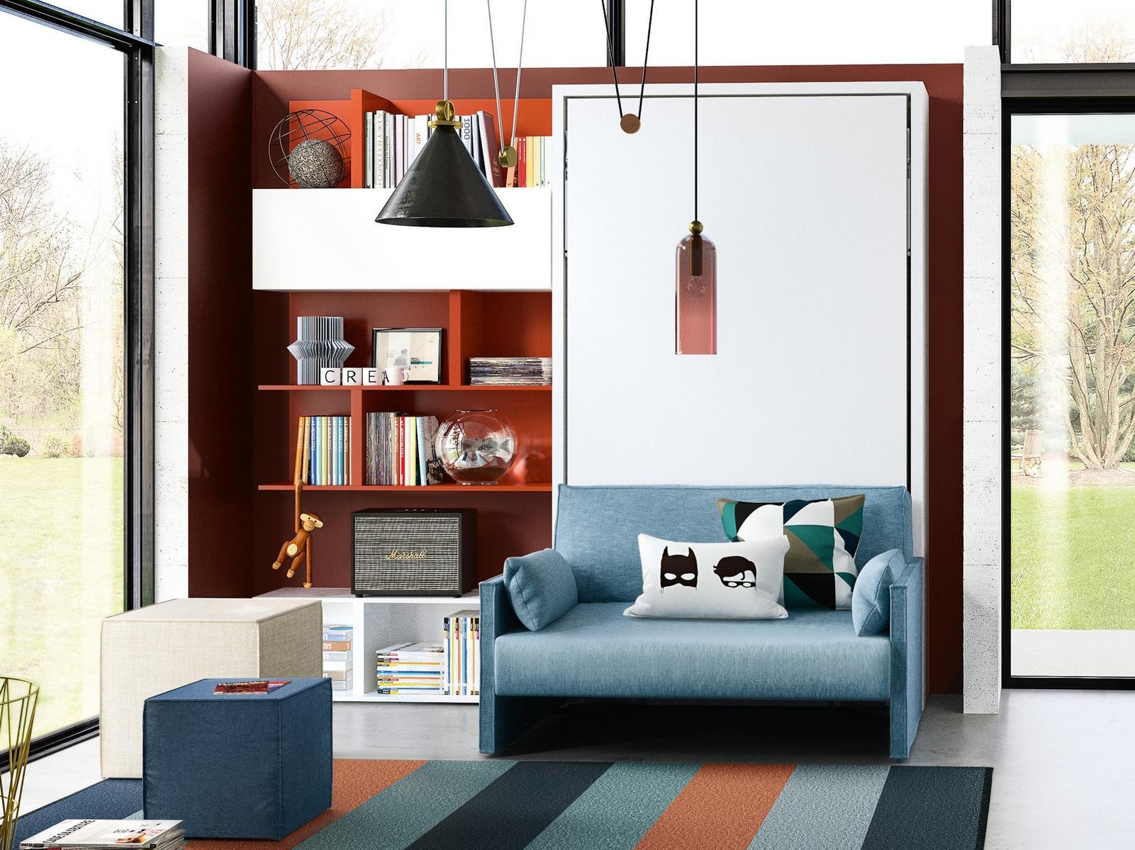 ALTEA 120 SOFA Convertible 2 seater fabric sofa