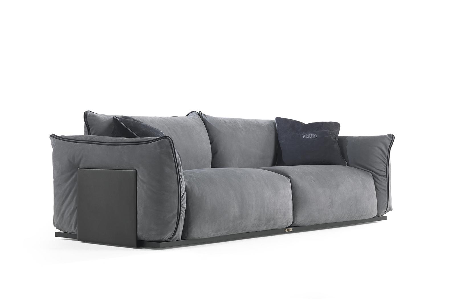 CLAPTON 3 seater fabric sofa