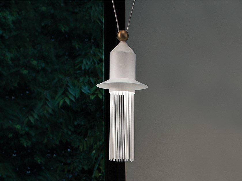 NAPPE N2 LED painted metal pendant lamp