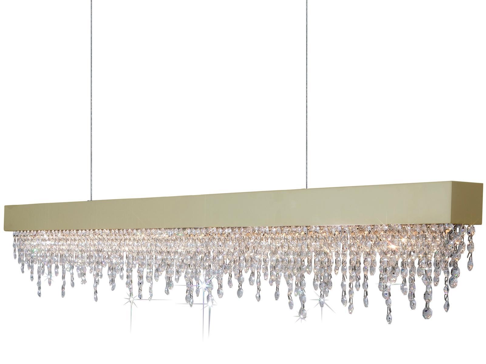 FROZEN EYES HXL CXL Direct light metal pendant lamp with Swarovski® Crystals
