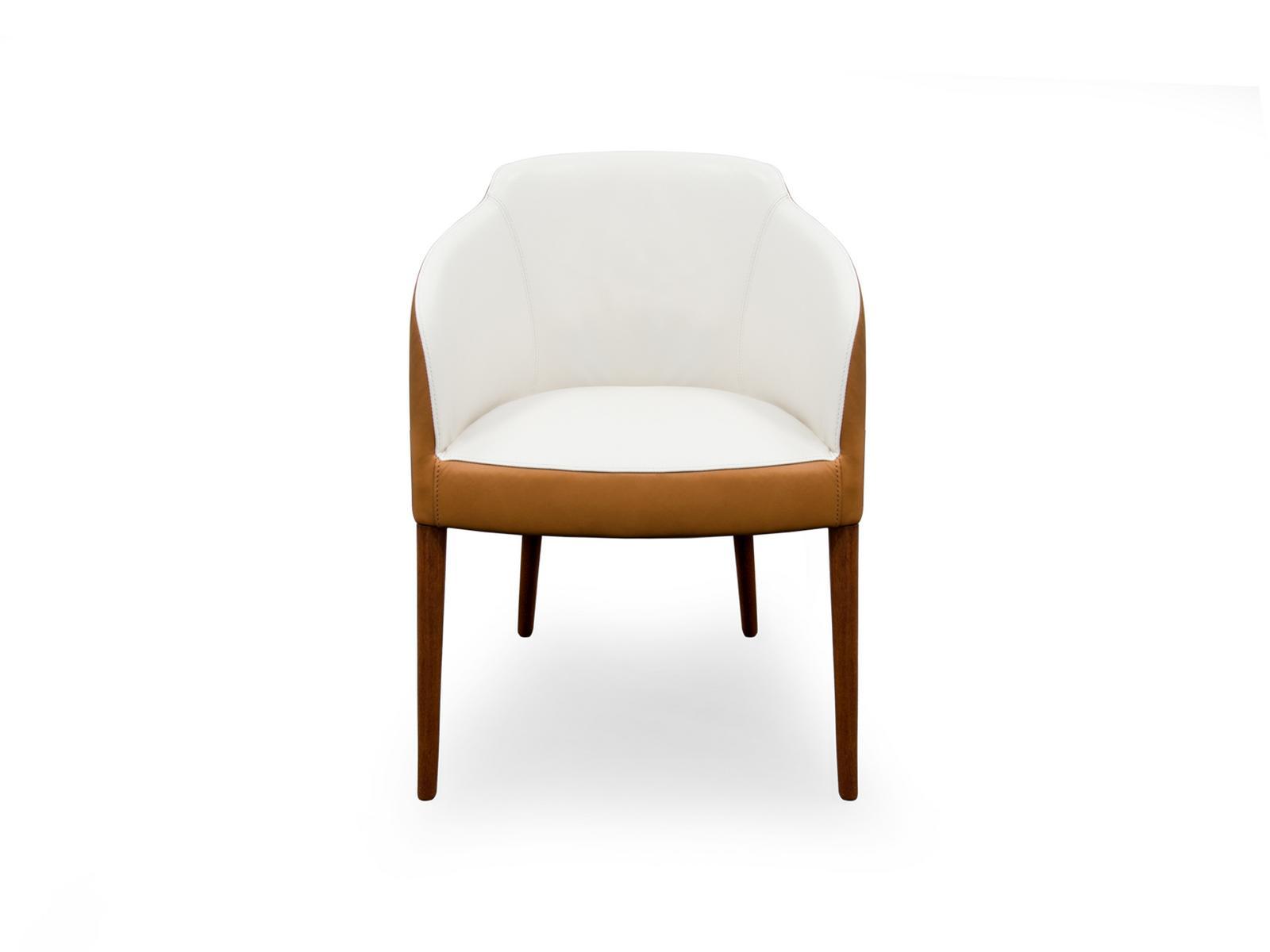 ROD Upholstered Deerskin chair with armrests