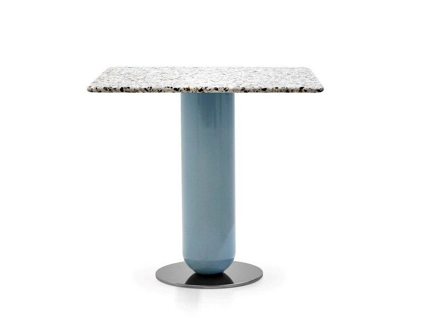 ETTORINO Square terrazzo table