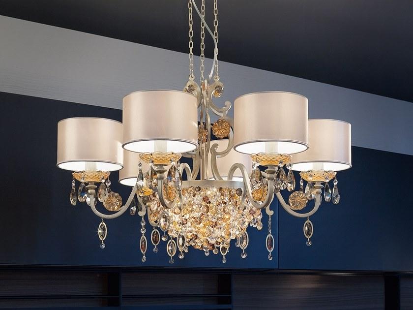 ROSEMERY 6 Metal chandelier