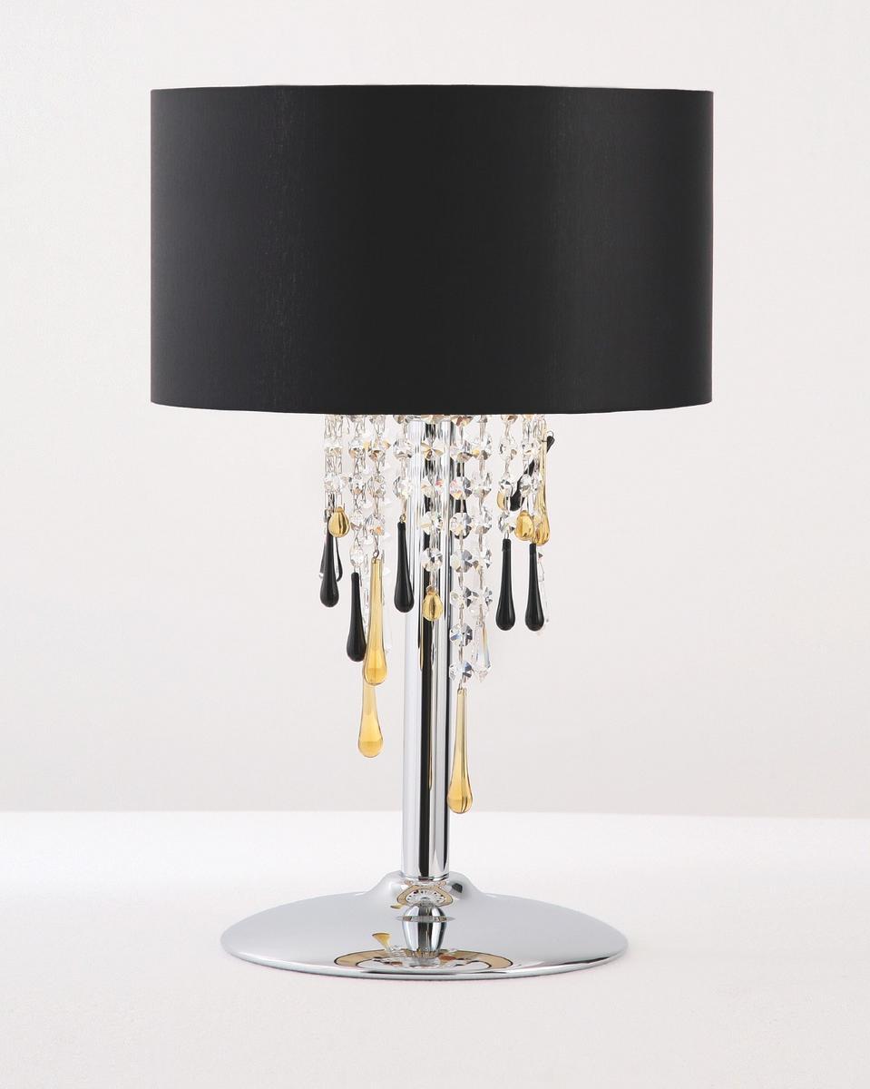 GLAMOUR Indirect light table lamp with crystals