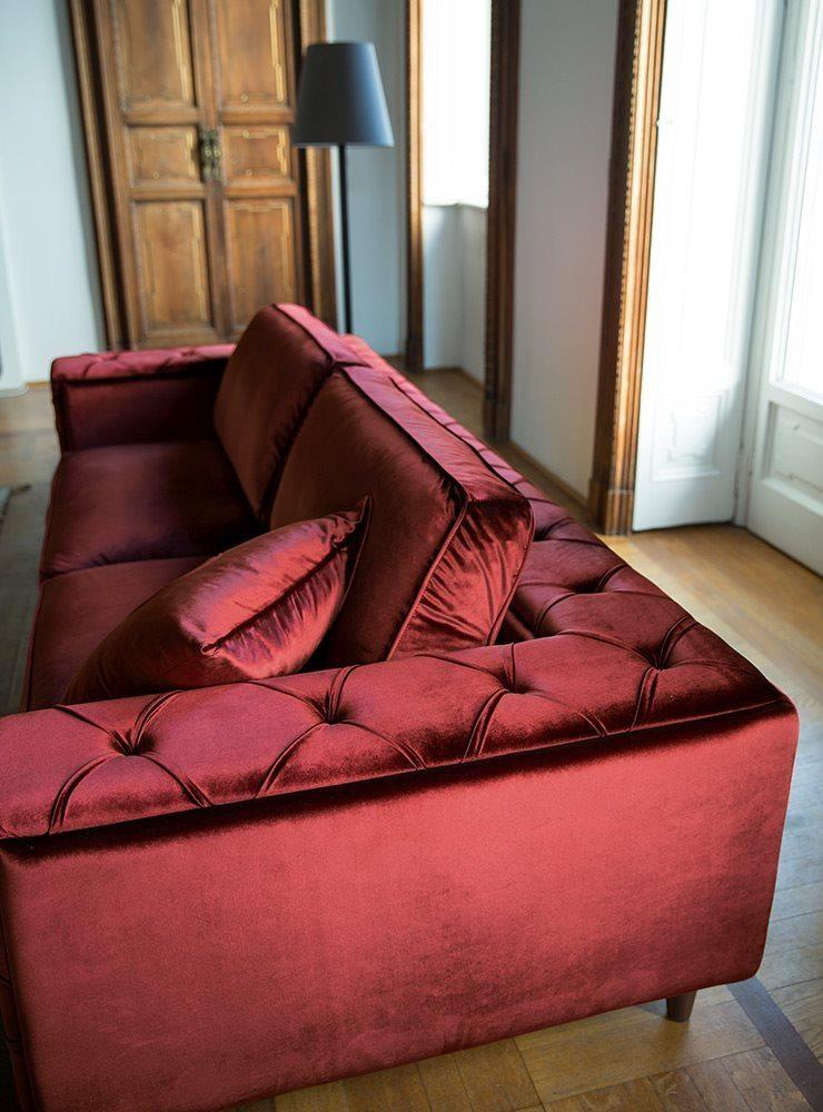 BELMONDO Sectional fabric sofa