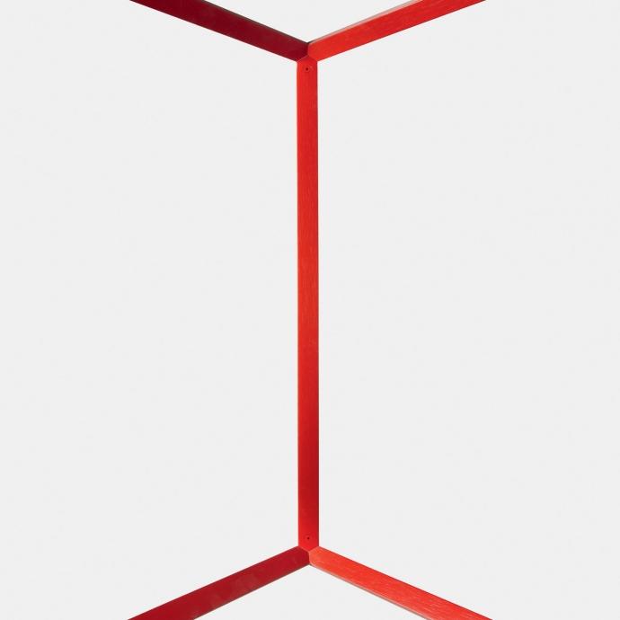 45° Modular square glass coffee table