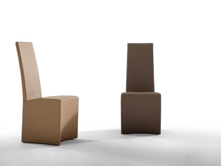 SORBONA Upholstered leather chair