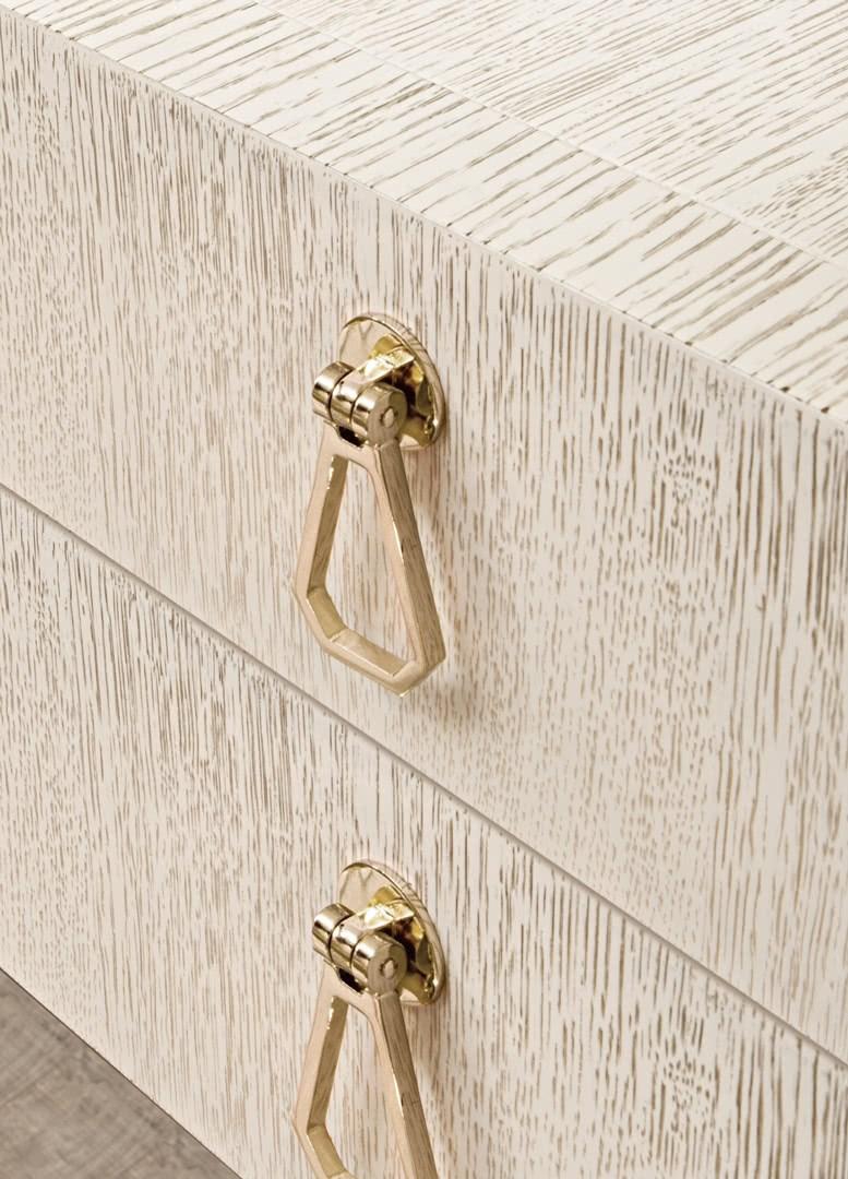 CITY Wooden bedside table with drawers