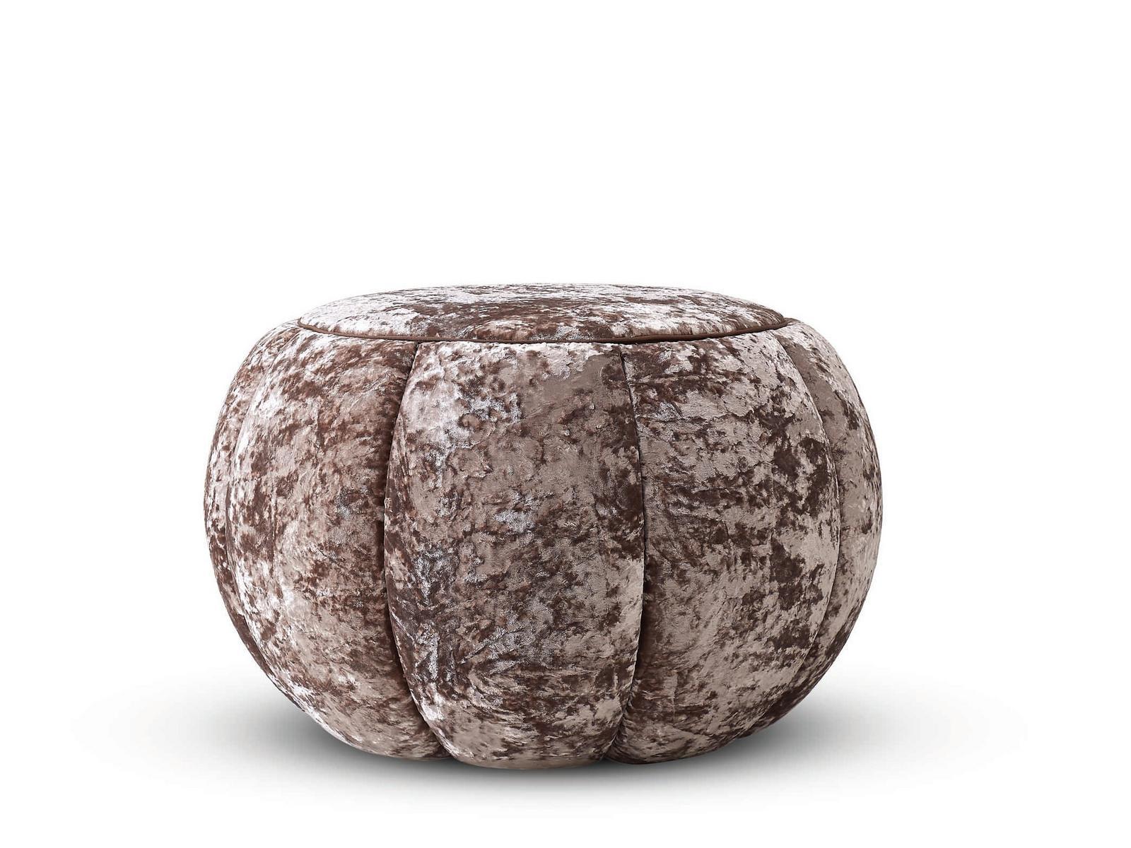 OSCAR Round fabric pouf