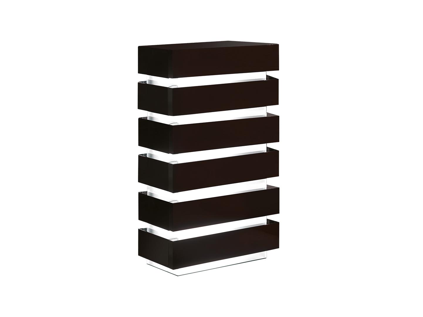 LUCE Wooden chest of drawers