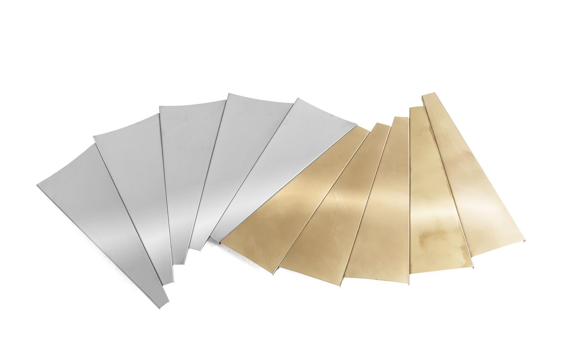 BRAID LED brass wall light