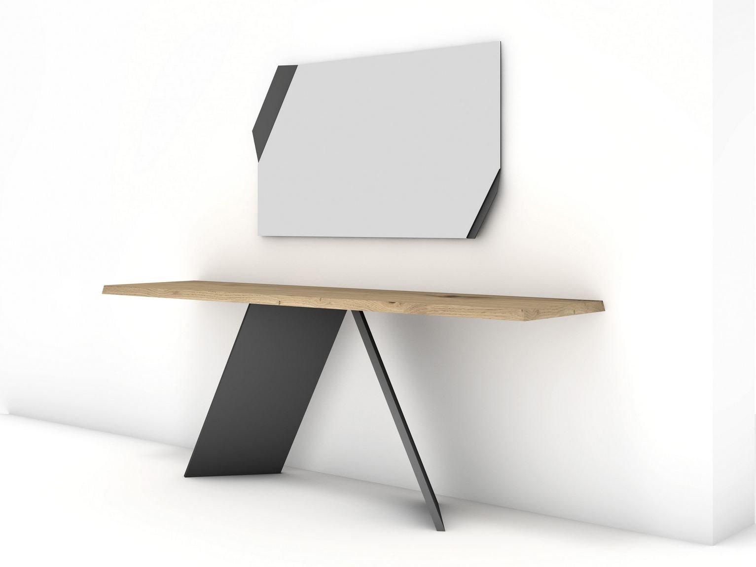 AX Rectangular wooden console table