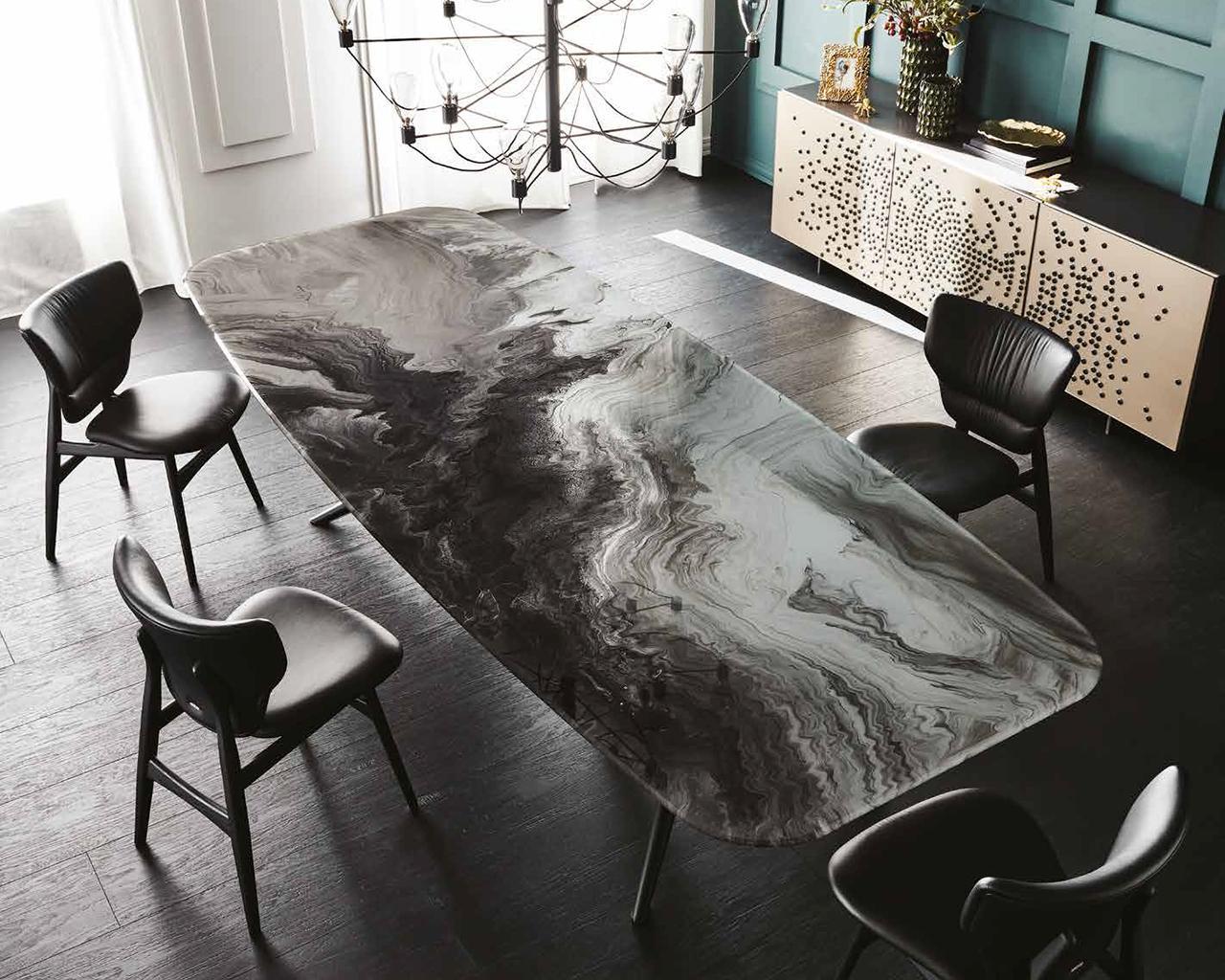 ATLANTIS Oval metal table