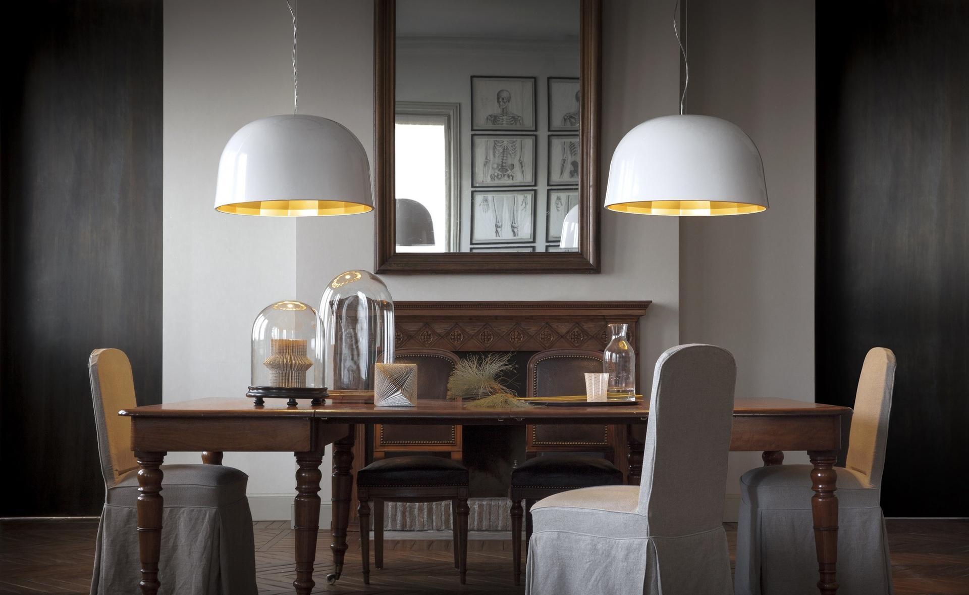 EMPTY - 439/L LED direct-indirect light aluminium pendant lamp