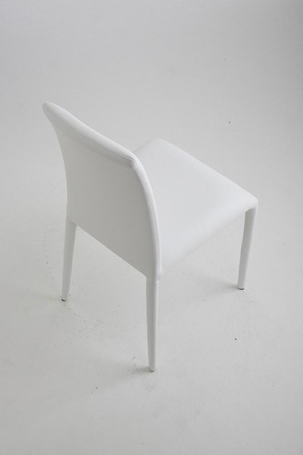 VITTORIA Upholstered leather chair